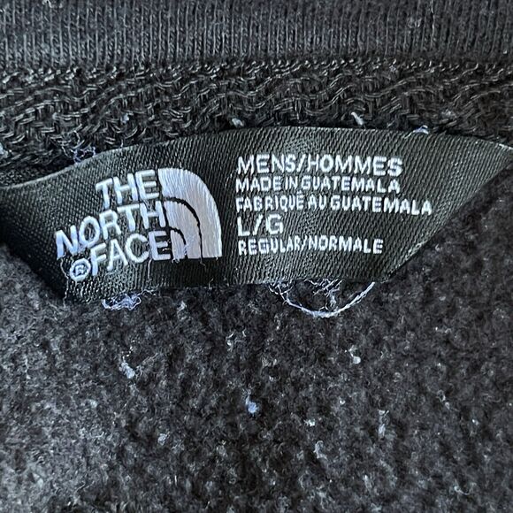 The North Face Hoodie Mens Large Half Dome Logo Black Travel Sweatshirt Outdoor - Picture 4 of 11